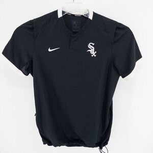 Nike MLB Men's Medium Chicago White Sox Nike On-Field Road Hot Jacket Pullover